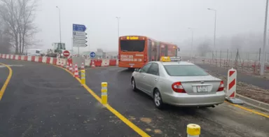 Baustelle Kreisverkehr