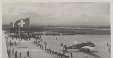 Inauguration of Basel-Mulhouse Airport in 1946