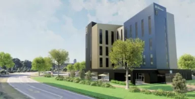 Visual of the hotel complex at EuroAirport