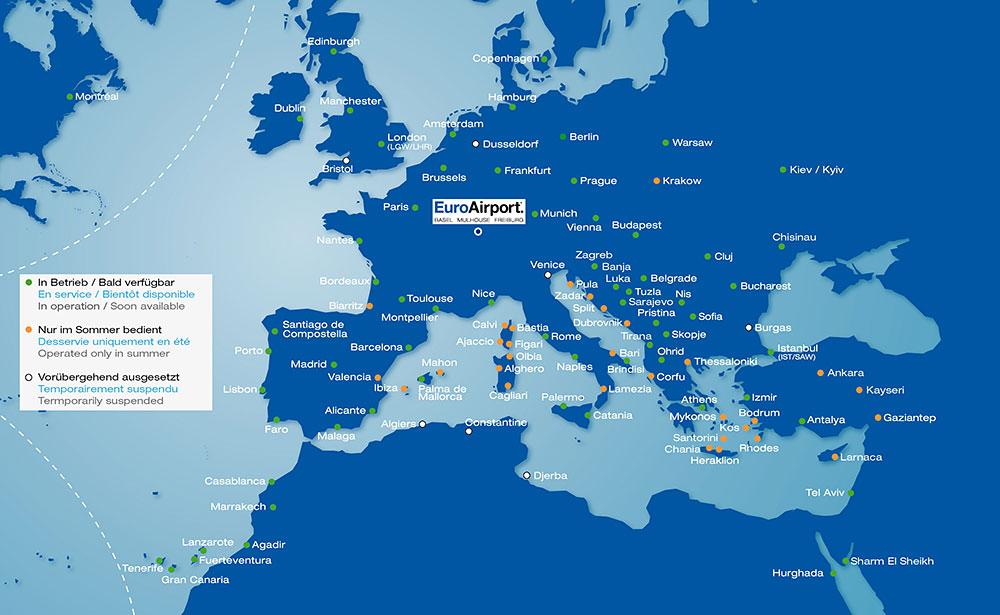 Destinationen Winterflugplan 2021/22