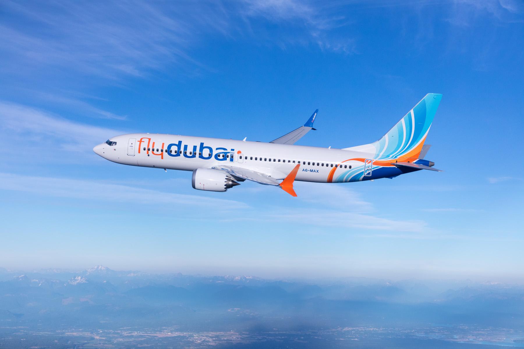 fly dubai B737Max Aircraft