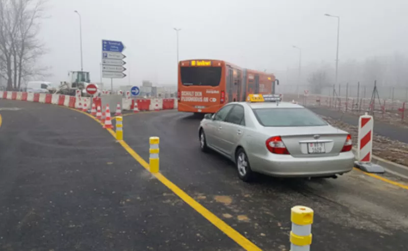 Baustelle Kreisverkehr