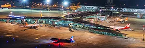 nuit sur aéroport