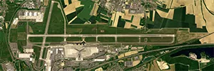 Photo aérienne de l'EuroAirport