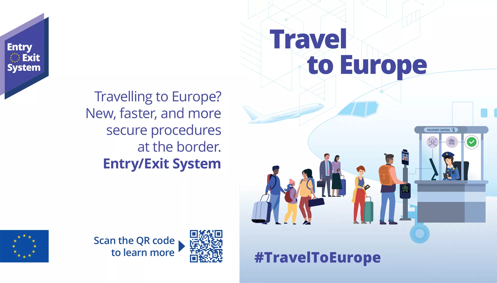 QR code de l'Entry Exit System