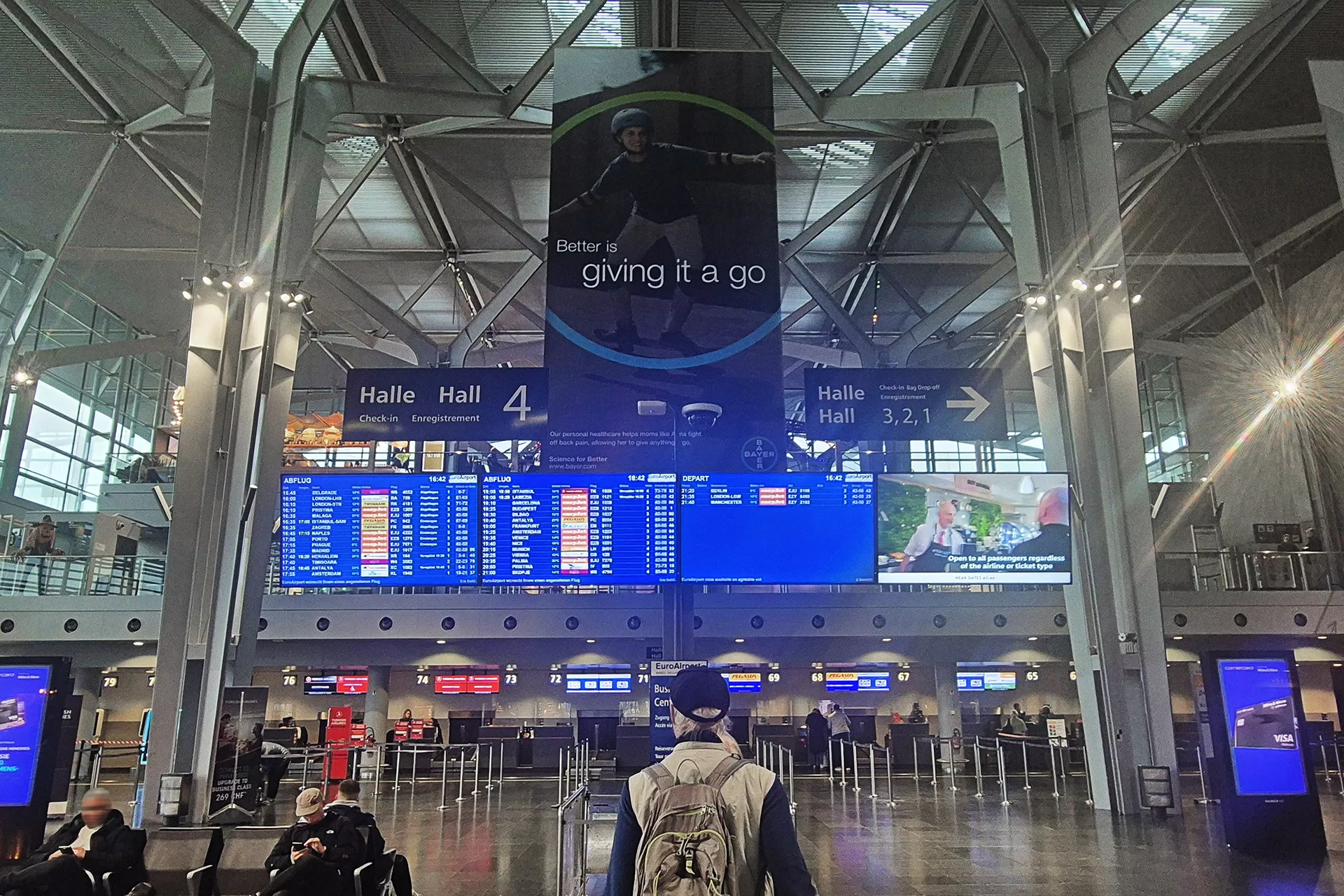 Photo du terminal