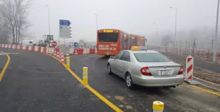 Baustelle Kreisverkehr