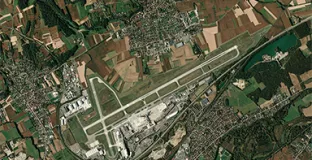 Photo aérienne de l'EuroAirport