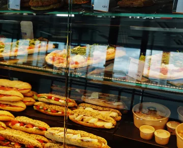 Photo des pizzas et sandwichs de Bottega