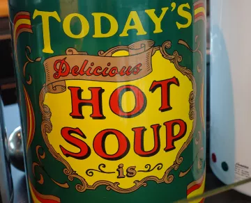 Photo de la soupe du jour chez Dean & David