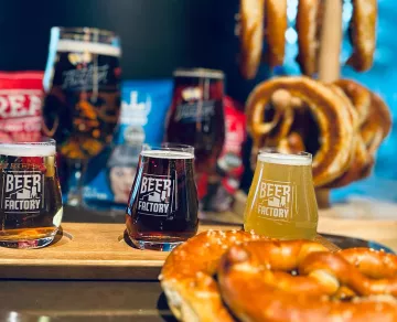 Photo d'une sélection de bières "Beer Factory"