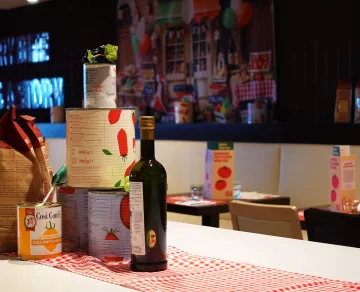 Photo de produits italiens de Rossopomodoro