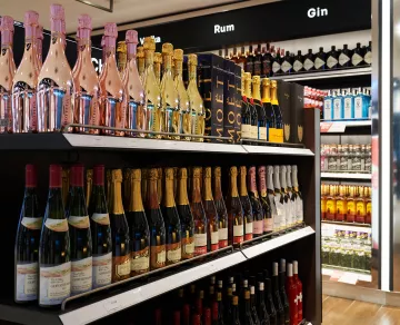 Photo des vins et champagnes