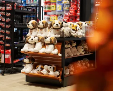 Photo de peluches et souvenirs