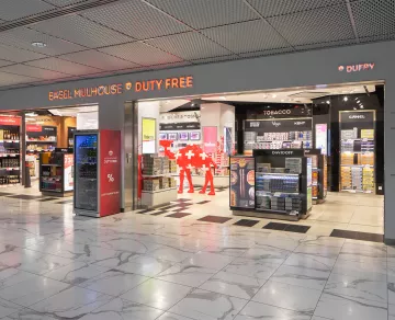 Photo de l'entré du Dufry Arrival